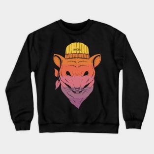 Vintage Bandana Ferret Crewneck Sweatshirt